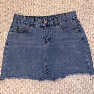 Denim skirt size 4